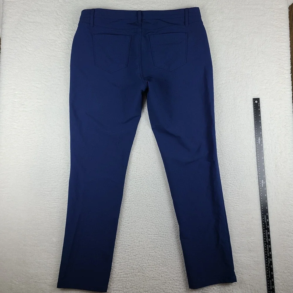 Kenneth‎ Cole Pants Mens 40x34 Navy Slim Performance Awearness Tech Golf Chino
